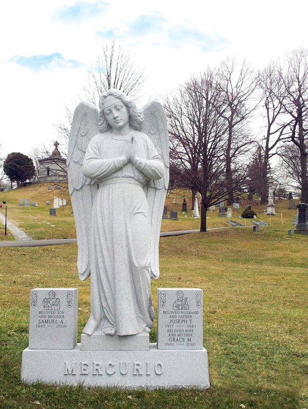 Mercurio_Supreme Memorials_Estate Memorial_Statuary_Blue Gray
