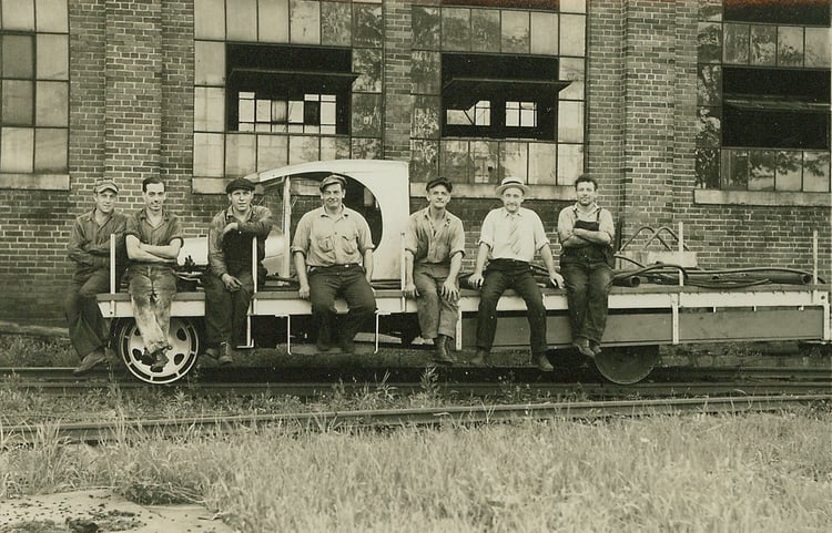 Men bed of truck