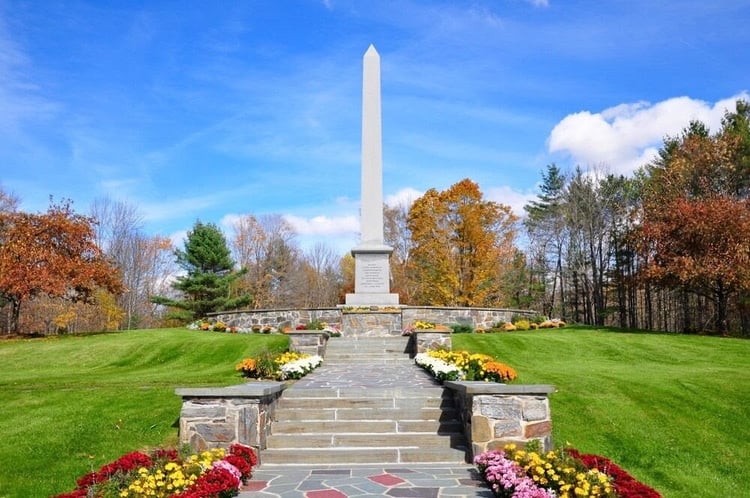 The beauty of The Joseph Smith Memorial in the beautiful Vermont outdoors is now a tourist attraction leaving behind a fascinating story and a legacy