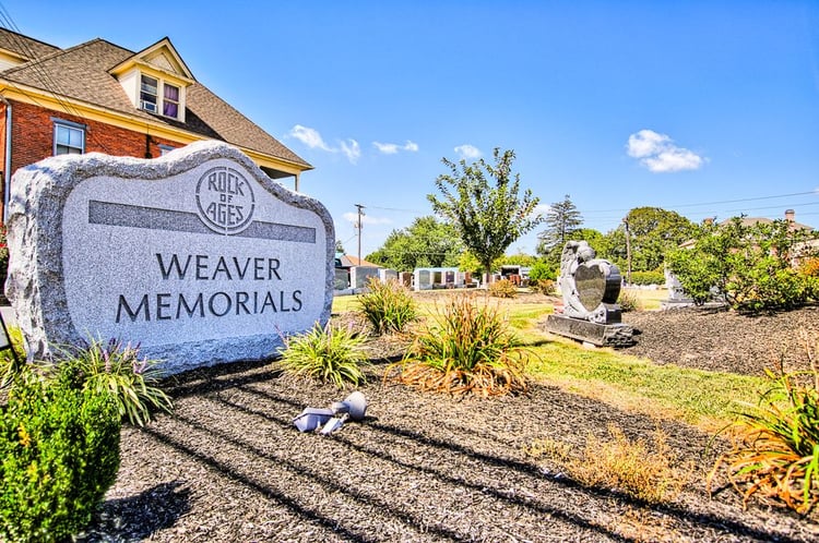 weaver memorials storefront new holland pa rock of ages