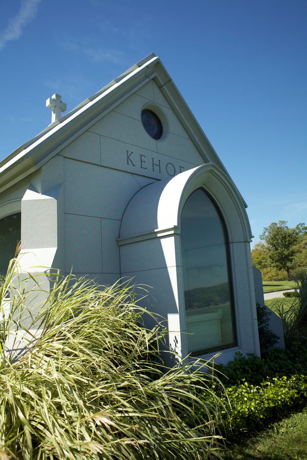 custom family mausoleum Rock of Ages