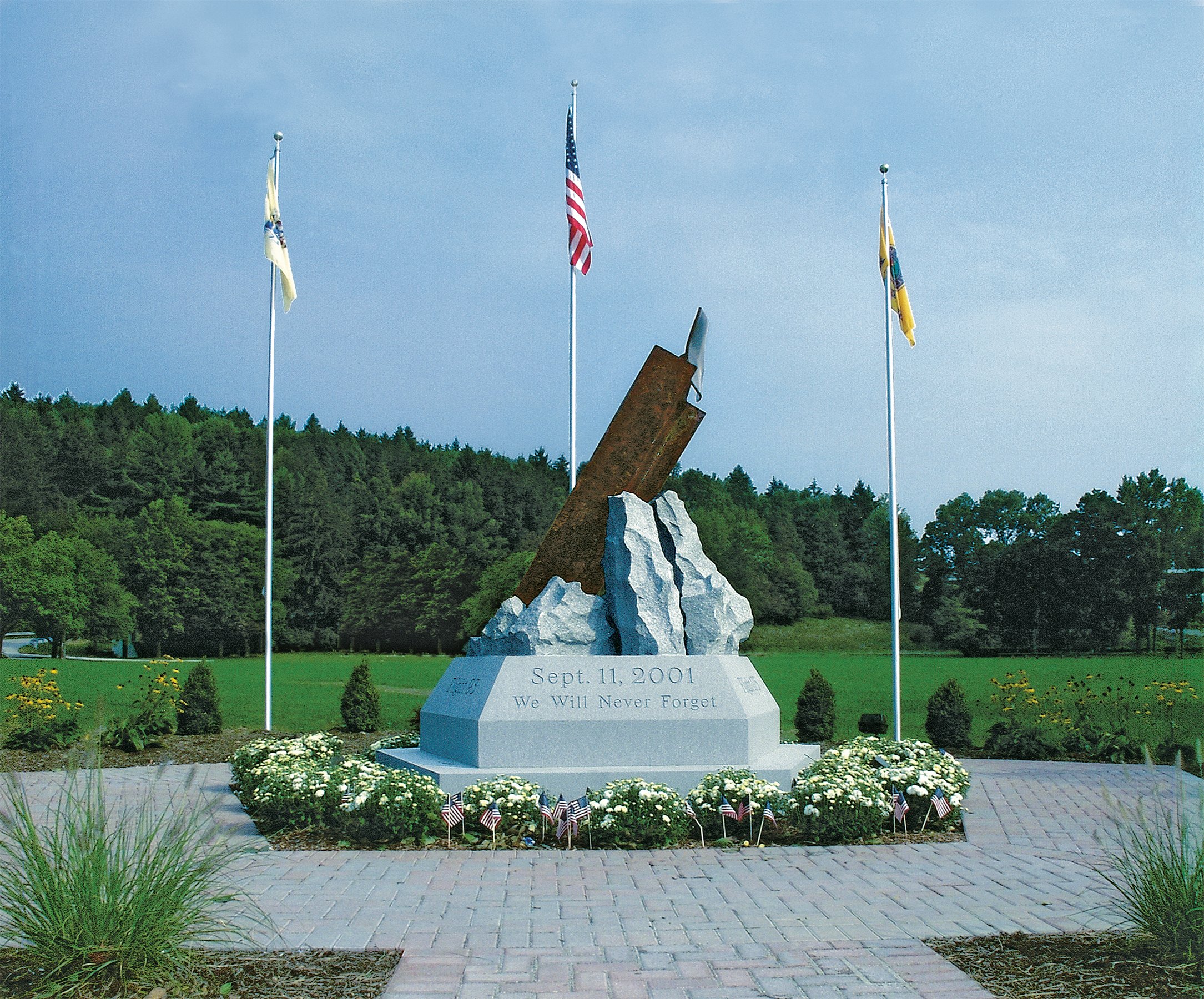 ROA_Sussex County 9.11 Monument_ Blue Gray_Civic Memorials_ Sussex Community College, Sussex, NJ copy