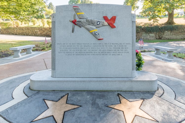 ROA_Tuskegee Aviation Memorial_Blue Gray_Black Mist_Civic Memorials_Sewickley Cemetery_Western PA (12)